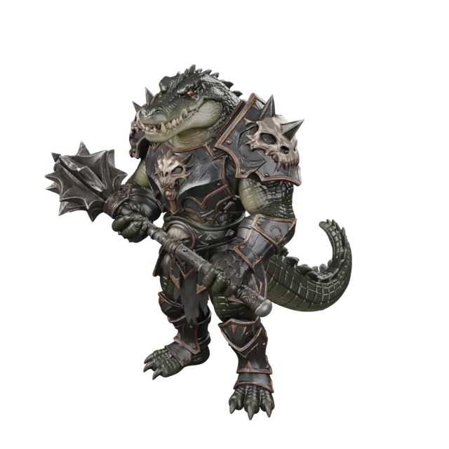 Armored dragon warlord