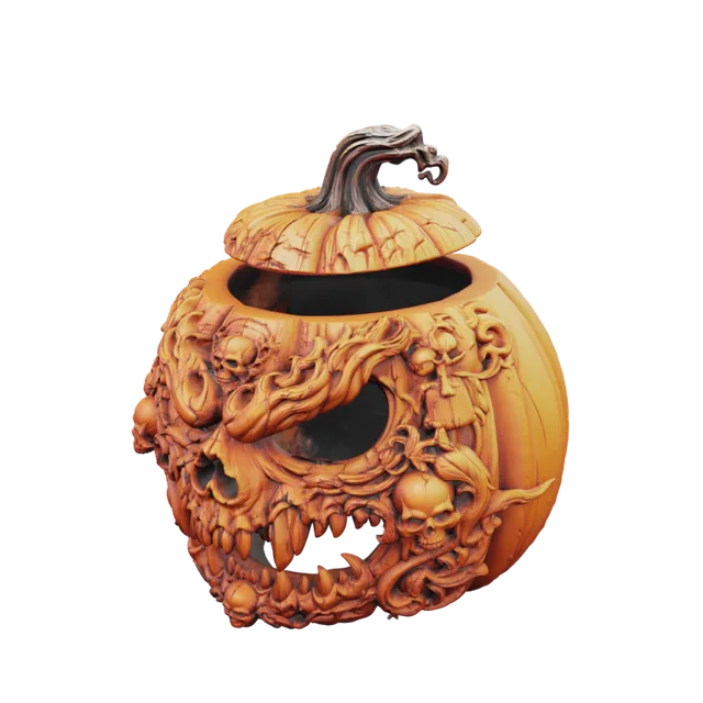 Carved pumpkin