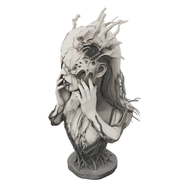 Haunted bust