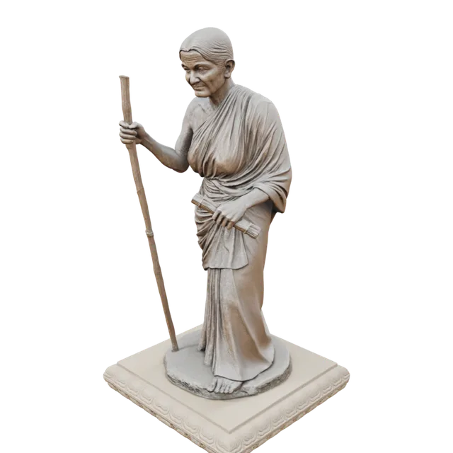 Stone elder statue